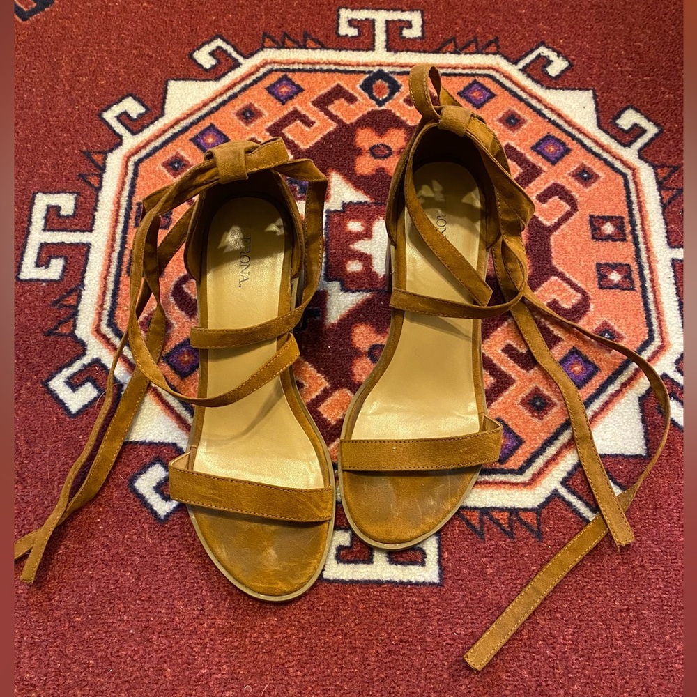 Merona heels - 👠 lace-up